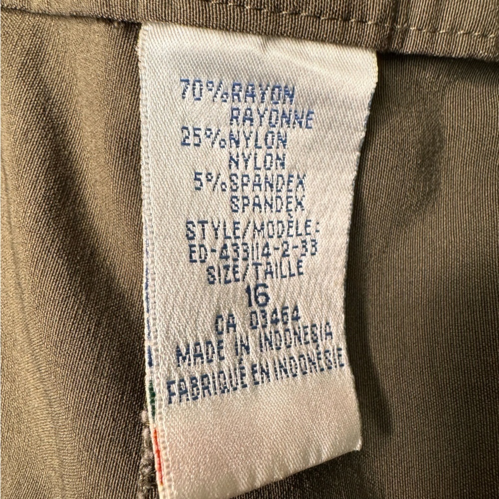 Ricki's Green Cargo Skinny Trouser Pants Size 16 - Picture 10 of 11